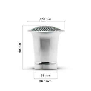 Air horn Ø 35x70 with net for Honda Four 400 - 500