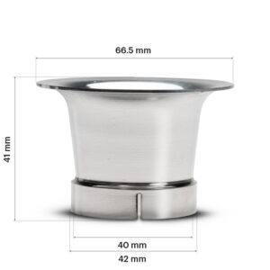 AIR HORN Ø 40 inner - 42 external - 42 height mm WITHOUT NET