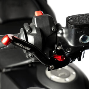 Red adjustable brake lever right side