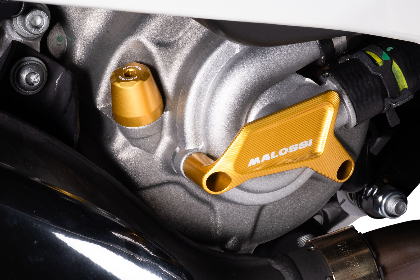 Gold engine oil dipstick