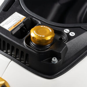 Gold fuel tank cap