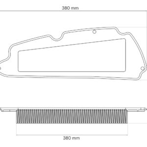 W BOX MHR air filter for air box