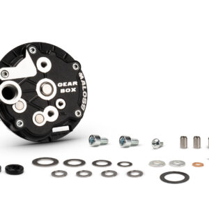 Gear box for rear hub