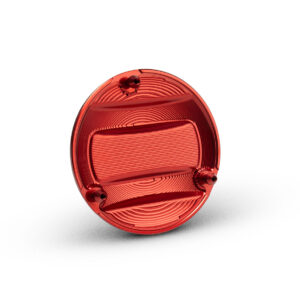 Red rear transmission cover